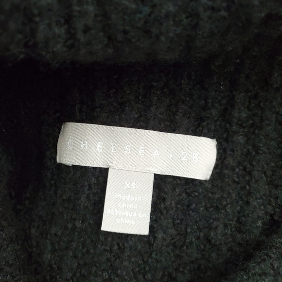 NEW Chelsea28 Black Mock-Neck Sweater - Picture 4 of 5